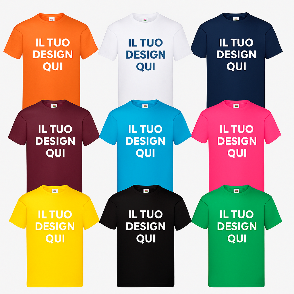 T-shirt basic Bambino maniche corte personalizzata